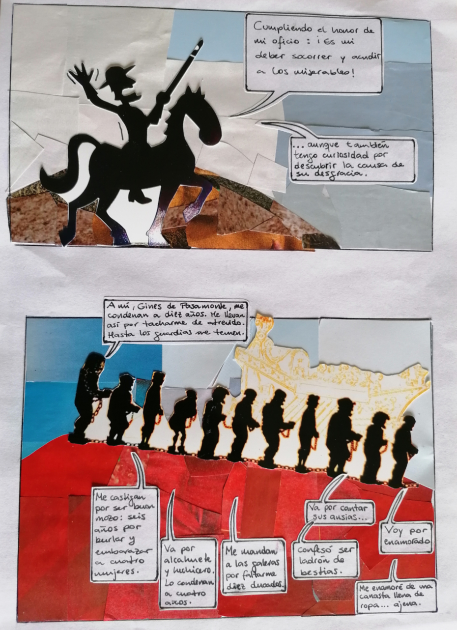 Adaption der Begegnung des Don Quijote mit den Galeerensklaven als Graphic Novel im Rahmen des Seminars